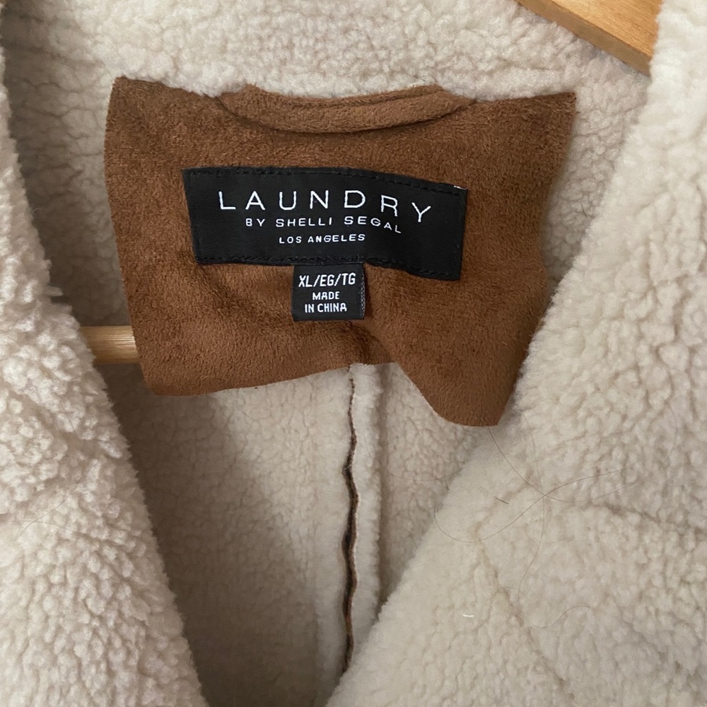 Long winter Suede coat